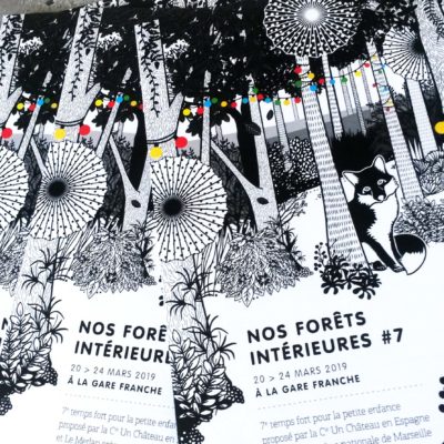 Programme Nos forêts intérieures #7 flyer, le Zef Marseille