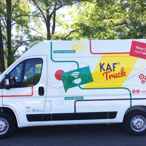 KAF’Truck Identité visuelle Mission Locale du Bassin d'Emploi de Besançon